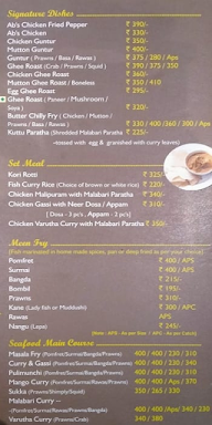 Ab's Lunch Home menu 7