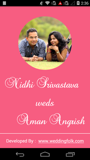 Nidhi weds Aman