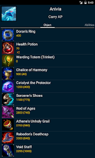 Champions Builds for LoL