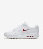 air max 1 premium jewel white university red