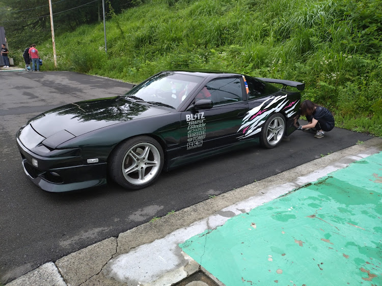 180SXのTKくらぶ・ドリフト走行会・富士スピードウェイ マルチコース・嫁さんの車・梅雨入りに関するカスタム事例の投稿画像1枚目