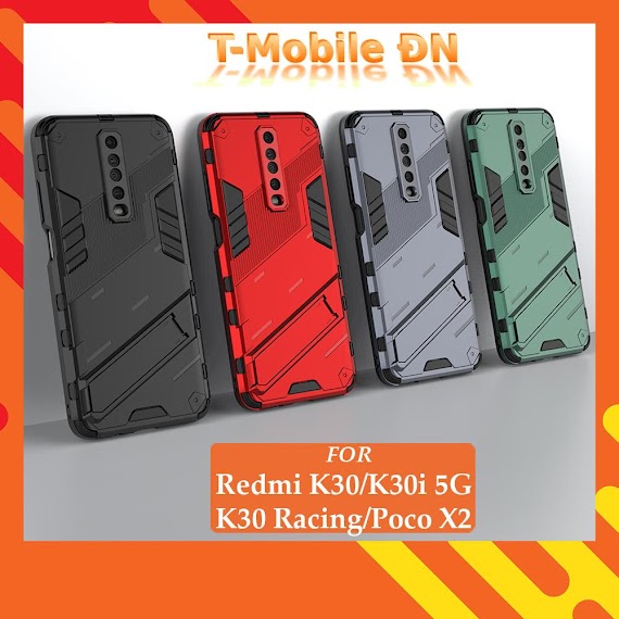 Ốp Lưng Xiaomi Redmi K30 K30I K40 K50 Pro Ultra Racing Plus Extreme 5G Chống Sốc Có Giá Đỡ Iron Man Punk Siêu Đẹp