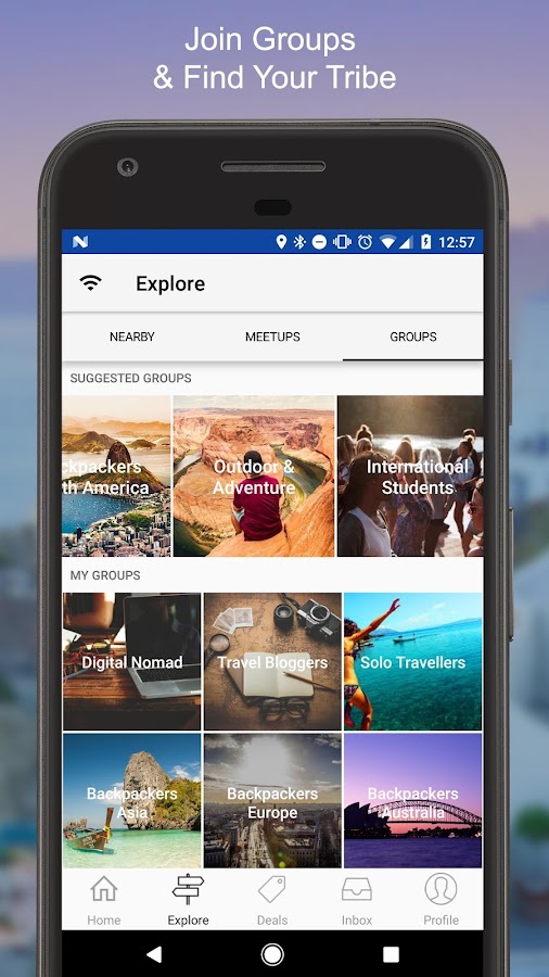 social travel app