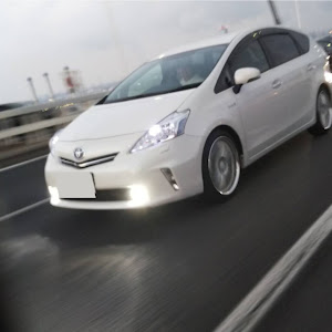 プリウスαの車高調取付・ラルグススペックS・小江戸川越
