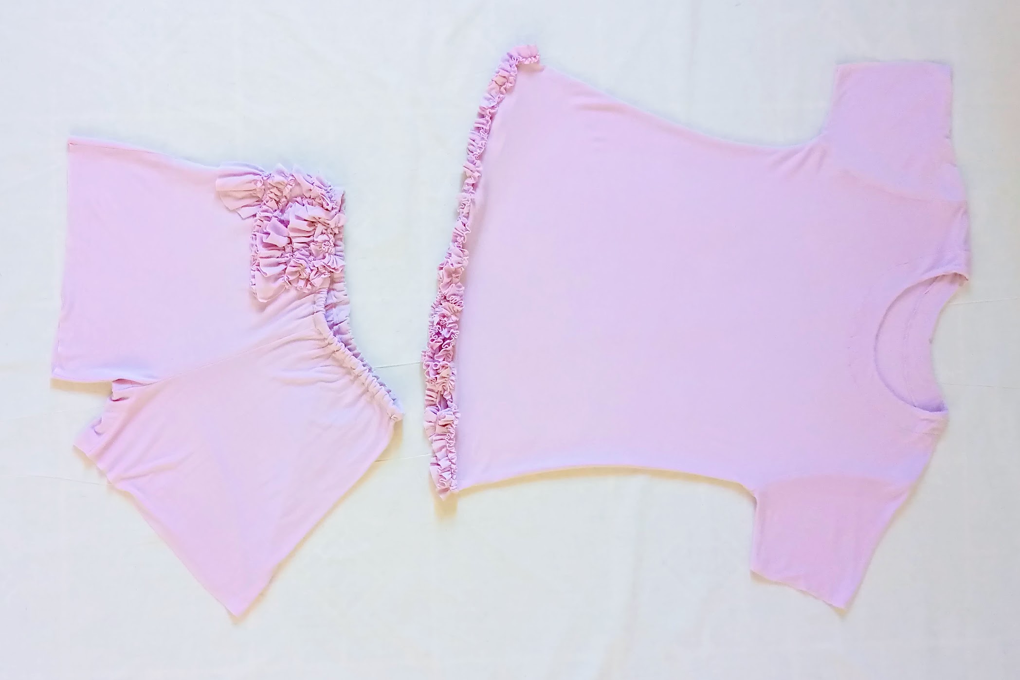 Materials: DIY Pink Ruffled Sleepwear Set - DIY Fashion Garments | fafafoom.com