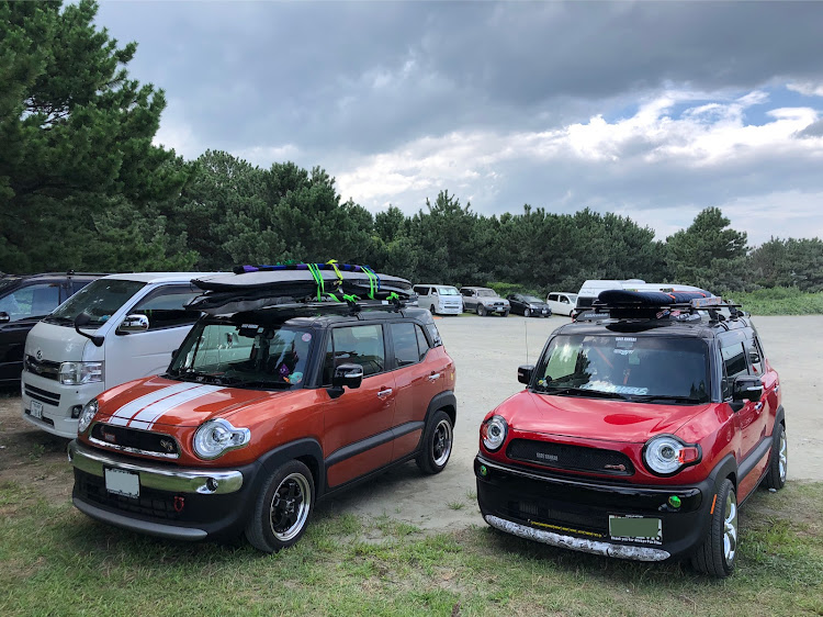 クロスビーの好きな車に乗れる幸せ・好きなスポット・アウトドアカスタム・お盆休み・ドライブに関するカスタム事例の投稿画像1枚目