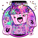 Cute Galaxy Cupcake Keyboard Theme 10001002 APK Скачать