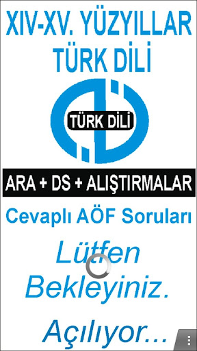 AÖF XIV-XV. YÜZYILLR TÜRK DİLİ