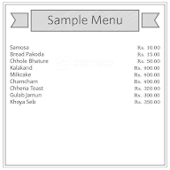 Jyoti Sweets menu 1
