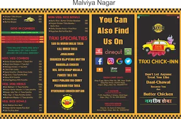 Taxi Chick-Inn menu 