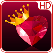 Golden Luxury Diamond Hearts  Icon