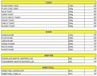 TGB Cafe N Bakery menu 1