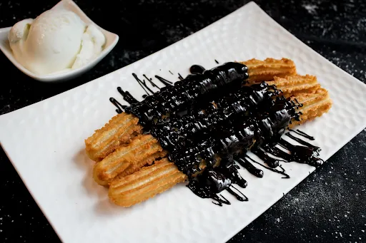 Devilish Dark Chocolate Loaded Churros