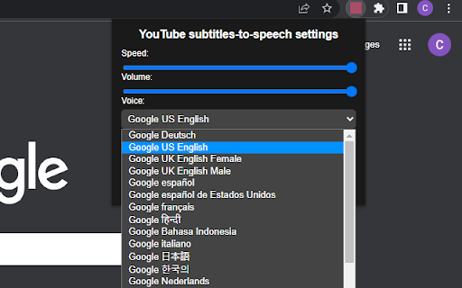 YouTube Subtitle Reader