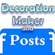 Decoration maker and Facebook posts - Keyboard Download on Windows