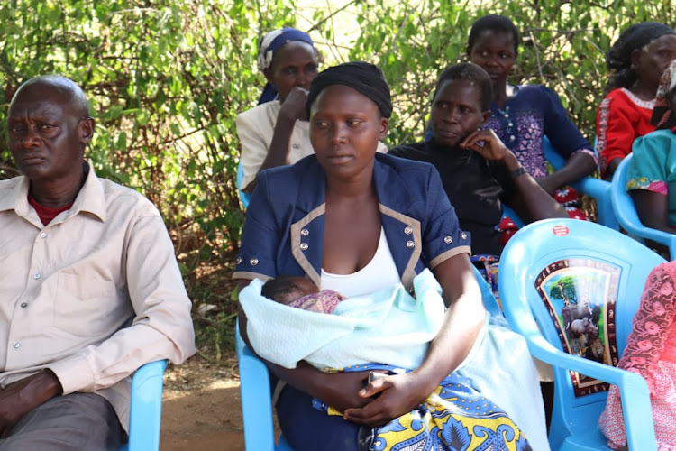 A family at Kuikui in Baringo on Tuesday gathered to mourn their son among the eight GSU officers killed by suspected armed pokot bandits in Napeitom, Turkana East on Saturday.