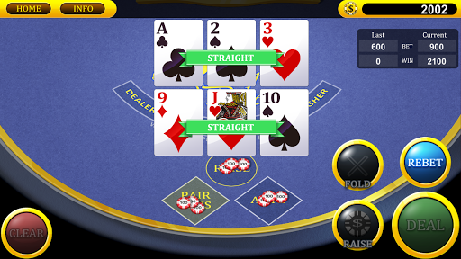Screenshot Three Card Poker