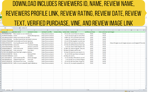 Amazon Review Export New V3