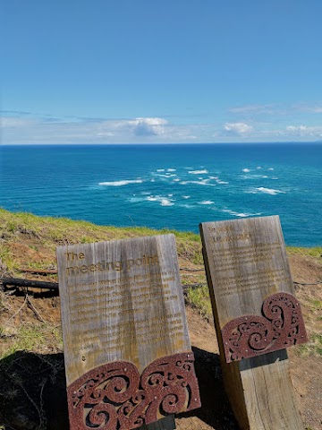 Cape Reinga Lighthouse Far North Northland the meeting point of two seas