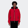 ac winter jacket black / bold red