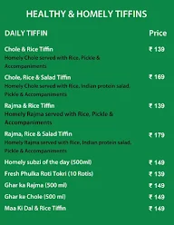 Ohhdaily - Healthy & Homely Tiffins menu 1