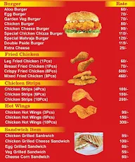 Sfc Food Funda menu 1