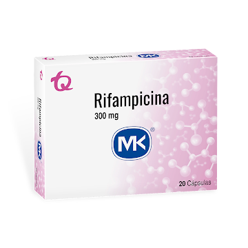 Rifampicina MK 300 mg Caja x 20 Cápsulas  