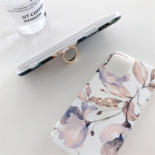 Title 8, Ring Holder Phone Case Magnolia Flower. Secure ...
