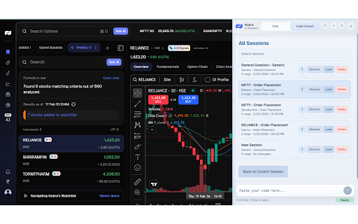 Nubra AI Assistant - Any Broker Code Converter screenshot 2