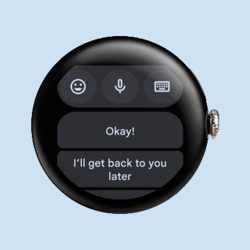 Gesture for notification Smart Reply