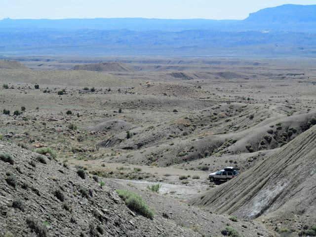 View toward the Jeep