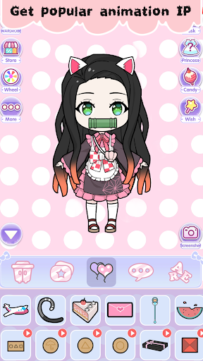 Screenshot Vlinder Doll: Dress up games