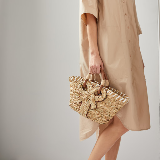 Title 1, Womens Bowknot Knot Walton Basket Bag Stylish ...