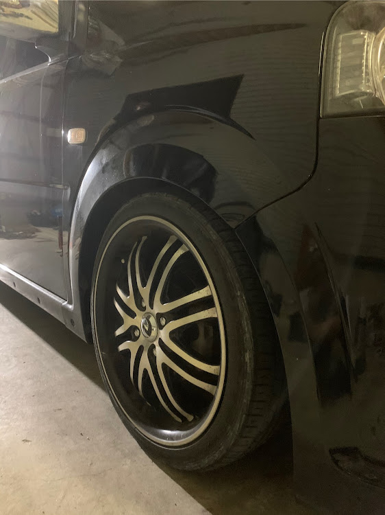 ムーヴカスタムのホイール交換・車高調整・ドライブ・DIYに関するカスタム事例の投稿画像5枚目