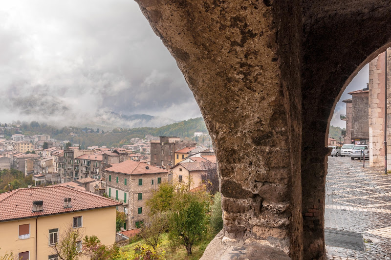 nebbia in paese di Sghinc