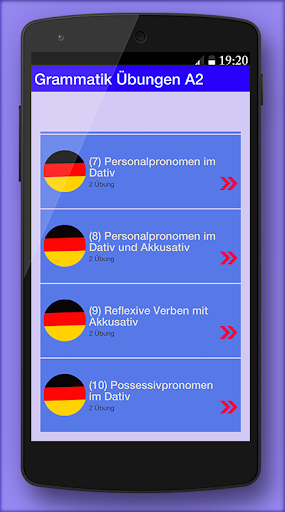 German Grammar Exercises A2 1 0 5 APK By Deutsche bungen Details