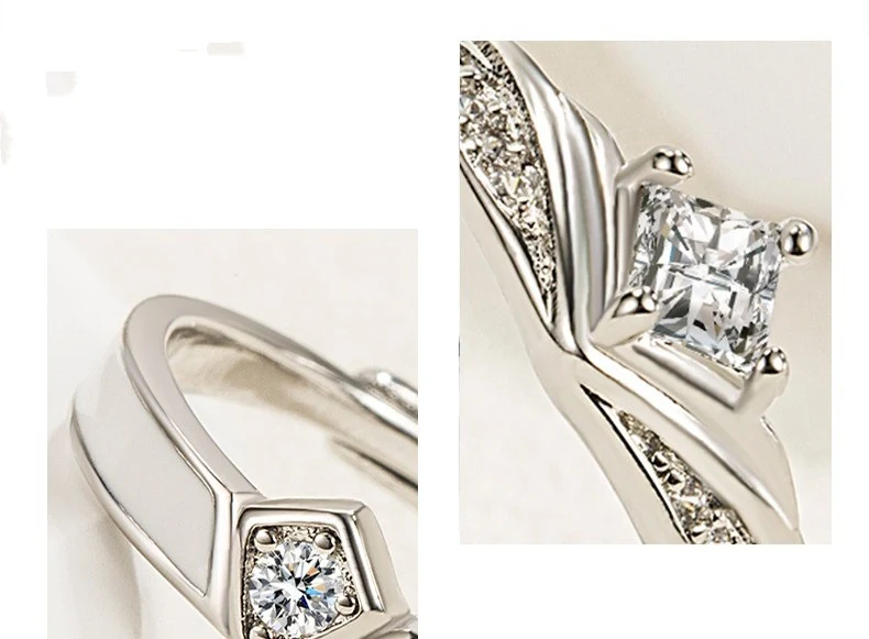 Title 1, European and American Style Lovers Ring Share Y...