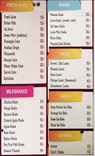 Kedia's Fun Food menu 3