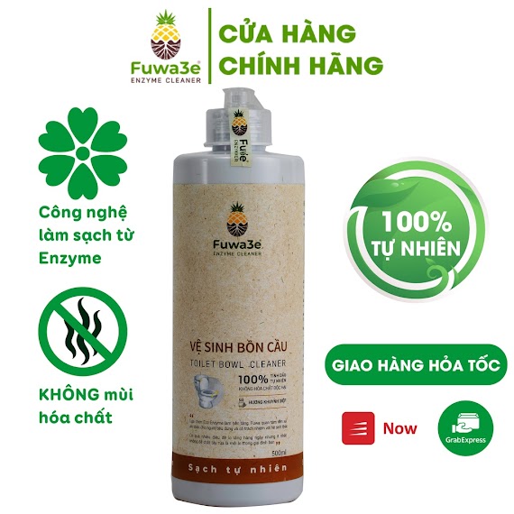 Nước Tẩy Bồn Cầu Fuwa3E Hữu Cơ Diệt Khuẩn Với Tinh Chất Khuynh Diệp 500Ml