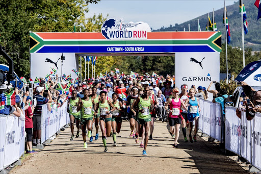 Picture taken at the Start of the Wings for Life World Run2015 Picture Credit: Supplied