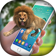 Lion On Screen - Lion in Phone Scary Joke  Icon