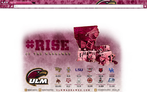 University of Louisiana at Monroe Theme