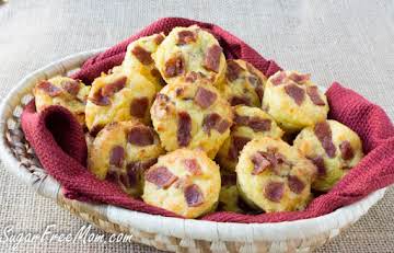 Low Carb Cheesy Bacon (Fat Head) Biscuits