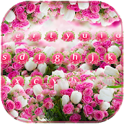 Pink Roses Keyboard Theme 10001002 Icon