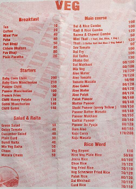 Hotel Patrakar Katta menu 1