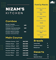 Nizam's kitchen menu 2