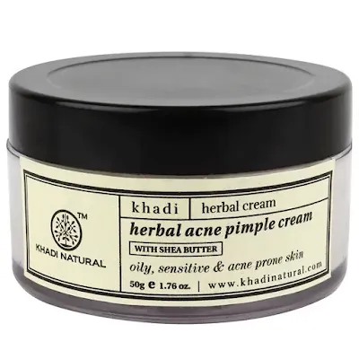 Khadi Natural Herbal Face Cream - Acne Pimple - 50 gm