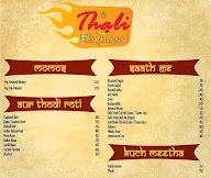 Thali Express menu 4