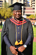 MP Boy Mamabolo on his graduation day at the University of Johannesburg.