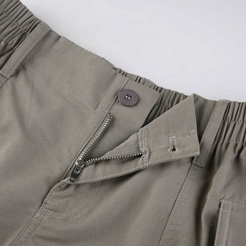 Title 4, Short asymétrique taille basse pour femme, tiss...